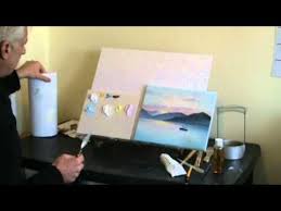 Http Www Paintbasket Com Paintbaskettv How To Paint A Sunset Landscape Oil Painting Webina Painting Lessons Oil Painting Lessons Online Painting Classes