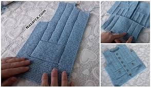 Erkek Bebek Yelek Orme Videosu Izle Nazarca Com 2020 Baby Knitting Patterns Erkek Bebek Orgu