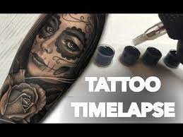 To make this tattoo you will need to spend a long time under the needle of a tattoo. Silence Times Tattoo Time Lapse And Real Time Youtube Tattoo Time Lapse Tattoos Time Tattoos