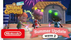 New horizons will receive new free content later this year. Animal Crossing New Horizons Summer Update Wave 2 Nintendo Switch Youtube