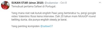 Tapi kalau mau stop omongan orang enggak ada habisnya, jelasnya. Baru Je Ditemubual Kali Pertama Di Kelab Baru Sekali Bahasa English Sapawi Berter4bur Jadi B4han Sindlran Netlzen Dedah Media