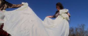 Wedding dresses in nonstandard colors should be tagged using the dress color tags. Woman Reunited With Wedding Gown Months After Tornado Destroys Home Abc News