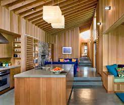 Check out these small house pictures and plans that maximize both function and style! Classic Wooden Interior Decor Simple House Interior Design Wood House Design Modern Wood House