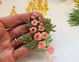 Small paper flowers for card making. Pin By Janice Ryan On Flower Power In 2021 Flower Cards Cards Handmade Small Paper Flowers