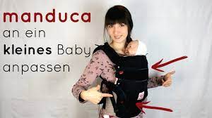 Mit manduca sitzverkleinerer ist die manduca für neugebornene ab 3,5 kg geeignet. Manduca Ohne Neugeboreneneinsatz An Ein Kleines Baby Anpassen Babytrage Youtube
