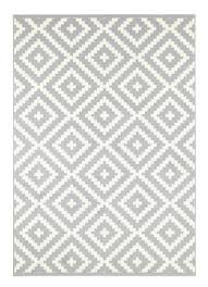 Teppiche kaufen können sie gut und günstig bei pharao24.de. Design Velours Teppich Raute 160 X 230 Cm Native Grau Creme Ut 24 Design Impex