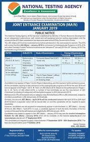 The national testing agency (nta) is going to declare the jee main result 2021 for session 4. Jee Main 2019 Online Registration Begins At Jeemain Nic In