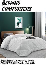 Deciding between a down and a down alternative should be the first step when narrowing down what type of comforter you want. Basic Beyond Lightweight Down Comforter Duvet Insert King With Corner Tabs 600 Fill Power U Down Comforter Duvet Comforters Bed Comforters