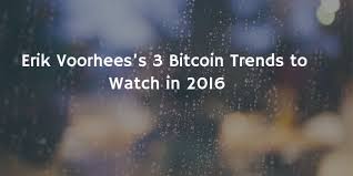 Bitcoin cash is my new savings account. Erik Voorhees S 3 Bitcoin Trends To Watch In 2016