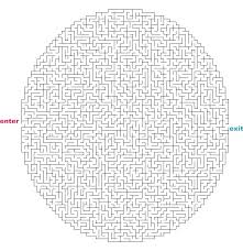 Mazes To Print Hard Oval Circle Mazes