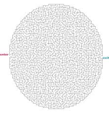 Mazes To Print Hard Oval Circle Mazes
