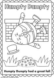 Showing 12 coloring pages related to humpty dumpty. Humpty Dumpty Nursery Rhyme Coloring Pages By Little Hands Early Learning
