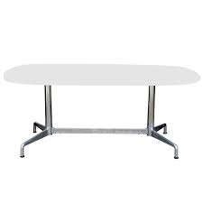 Impressive White Marble Dining Conference Table By Eames For Herman Miller Marble Dining Conference Table Modern Conference Table