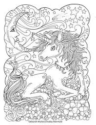 Unicorn lovers will love this free printable unicorn mask that they can color in themselves. Mermaid Unicorn Coloring Pages For Kids Coloring And Drawing