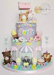 Celebrate With Cake Woodland Animals Candy Shop 2 Tier Cake