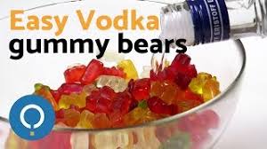 Put vodka in to the line where the bears stop. Easy Vodka Gummy Bears Youtube