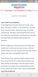 Check spelling or type a new query. Apa Arti Lagu Cing Cangkeling Brainly Co Id