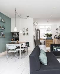 kitchen and the living room