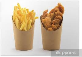 Chicken nuggets mit pommes frites quantity. Poster Pommes Und Nuggets Pixers Wir Leben Um Zu Verandern