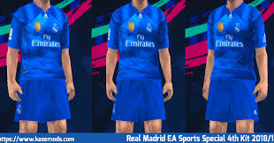 Encore une fois encore !! Real Madrid Ea Sports Special 4th Kit 2018 19 Pes 2014 Psp Ppsspp Kazemario Evolution