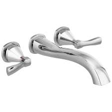 Shop wayfair for all the best chrome delta bathtub faucets. Delta Stryke Chrome 2 Handle Residential Wall Mount Bathtub Faucet In The Bathtub Faucets Department At Lowes Com