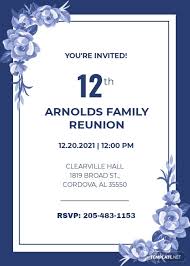 The following family reunion invitation templates are both for physical. Family Reunion Invitation Template Free Jpg Illustrator Word Apple Pages Psd Publisher Template Net