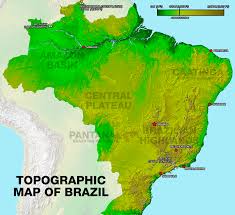 Time zones in brazil, including time zone names for standard time and daylight saving time (dst) in 2021. Shaded Relief Map Of Brazil Topographic Map With The 3 Highest Peaks Mapporn