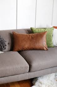 Rated 4.5 out of 5 stars. Diy Faux Leather Lumbar Pillow The Merrythought