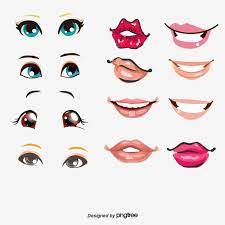 Vector Eyes Ears Nose And Mouth Mouth Vector Png Transparent Clipart Image And Psd File For Free Download Cartoon Eyes Lips Drawing Eye Illustration