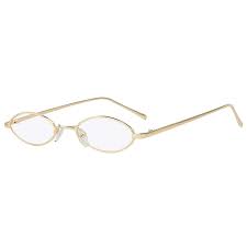 For flashy, classy, or sassy style, the gold standard will never let. 31036 Oval Ultra Thin Small Skinny Slim Narrow Metal Frame Sunglasses Colored Lens Uv400 One Pair Online Welcome Com
