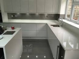 It will hide wear and tear and be so much easier to clean than say cream or white kitchens. White Marble Worktop Granite Quartz Kitchen Worktops Supply And Fitting New Ebay