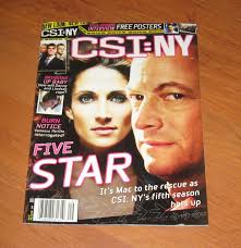 CSI NY official magazine #9 Vanessa Ferlito GARY SINISE Julia Ormond KYLE  Gallne