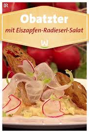 Wir In Bayern Rezepte Obatzter Mit Eiszapfen Radieserl Salat Br De Obatzter Bayrische Rezepte Bayerische Brotzeit