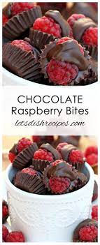 Chocolate Raspberry Bites Recipe Raspberry Desserts Chocolate Desserts Raspberry Recipes