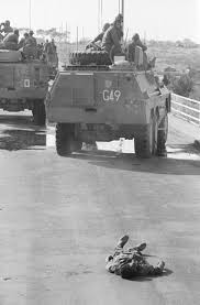 Operation Protea A Ratel Of De Vries Battle Group 10 Avoids A Dead Fapla Soldier On The Xangongo Bridge On 25 August History War History 20th Century Army Day