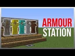 Minecraft 1 10 Redstone Tutorial Auto Armour Station Minecraft Minecraft Blueprints Minecraft Tutorial