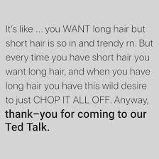 When you don't have long hair, you fall decisively out of the running for these. Behindthechair Com So Just To Sum It All Up For Everyone Here S A Lul Excerpt From Our Latest Tedtalk Nite Nite Behindthechair Facebook