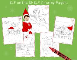 Each year i print out an elf calendar and checklist to stay elf coloring pages. Elf On The Shelf