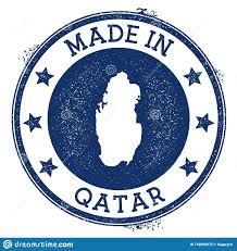 Made In Qatar Stamp Stock Vector Illustration Of Chart