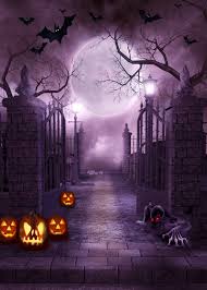 Spider webs are staple halloween imagery. Capisco Halloween Backdrop For Kids Photography Full Moon Horrible Cemetery Scary Theme Photo Background Studio Booth Props Background Aliexpress