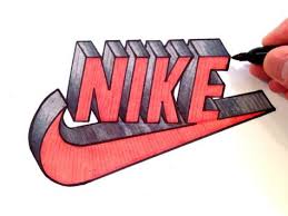 How To Draw Nike Logo In 3d Best On Youtube Youtube Nike Drawing Graffiti Lettering Nike Art