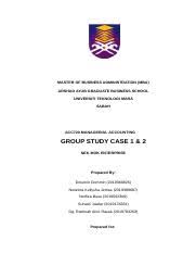 92 usd to myr : Group Project Acc Sue Master Of Business Administration Mba Arshad Ayub Graduate Business School Universiti Teknologi Mara Sabah Acc720 Course Hero