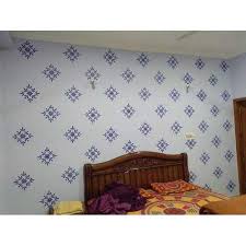 Bedroom design ideas, inspiration & pictures l homify. Bedroom Wall Stencil Packaging Type Roll Rs 80 Square Feet Noida Contractor Id 19996120762