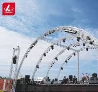Semi Circle Roof Stage Lighting Round Truss For Events Easy ...