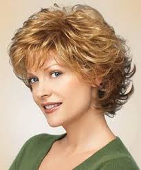 стрижки на короткие волнистые волосы для зрелых женщин фото Fortune By Eva Gabor Medium Wig Pariki Iz Chelovecheskih Volos Volosy Srednej Dliny Estestvennye Kudryavye Volosy