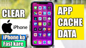 How To Clear Cache On Iphone Clear App Cache Data And Make Iphone Faster Ios In 2020 Youtube