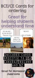 Timeline Cards To Help Students Order Dates Between Bce Bc And Ce Ad Letter Sized Pages E 6th Grade Social Studies Elementary History Social Studies Resources