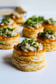 Mushroom Vol Au Vent The Twin Cooking Project By Sheenam Muskaan Recipe Stuffed Mushrooms Vol Au Vent Savoury Finger Food