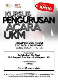 Maklumbalas kepuasan pelanggan pusat komunikasi korporat ukm 2020. Ukm Malaysia Twitter Da Kursus Pengurusan Acara Ukm Yang Akan Disampaikan Oleh En Saipulizam Abd Ghani Timbalan Pengarah Pusat Komunikasi Korporat Ukm Permohanan Terbuka Untuk 40 Peserta Sahaja Bagi Yang Berminat Sila Daftar