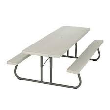 Lifetime 8 Foot Classic Folding Picnic Table In 2020 Folding Picnic Table Outdoor Picnic Tables Small Outdoor Table